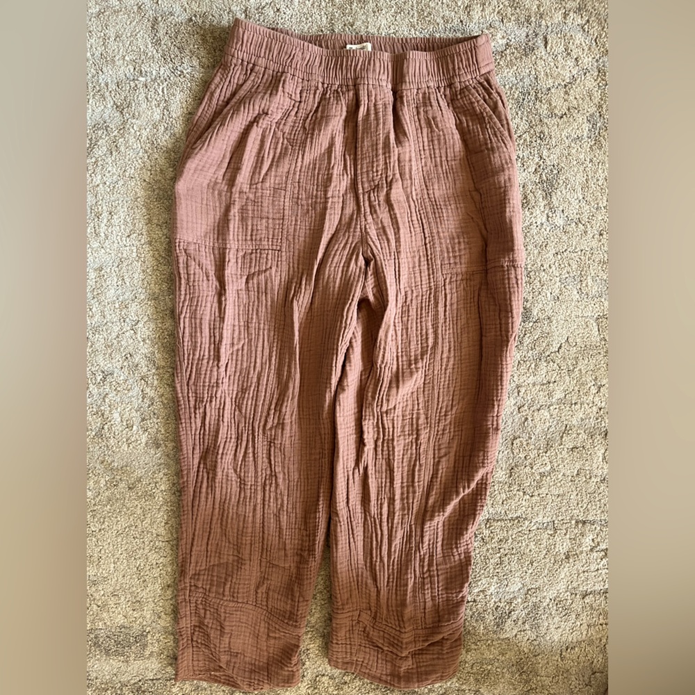 Madewell Linen Pants | Size M | Dusty Pink 🌸